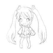【ボカロ絵】ちっちゃなミクちゃん
