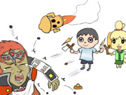 むらびとしずえを相手にしてるときのおじさん