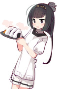 割烹着 ニコニコ静画 イラスト