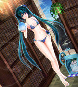 【今日のミクお姉さん】かき氷を作ったの…♡