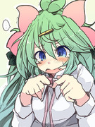 なにかを確認するシェミ娘