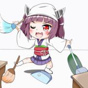 お掃除 きりたん(●´ω｀●)【GIF】