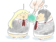 アイスキャンディとハム