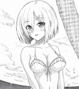 浜辺の浜風さん。