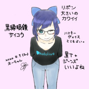 えーちゃんを描きました