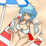 水着オカリナさん2020
