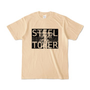Tシャツ ナチュラル STEEL☆TOWER