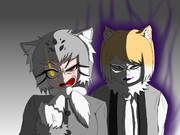 威嚇するチベマヌ