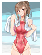 水本ゆかり×競泳水着