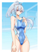 巴さん競泳水着