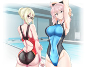 沖田えっちゃん競泳水着