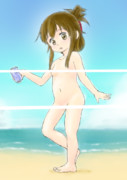 ビキニない電ちゃん　静画エディション