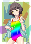 ゲーミング水着岸波さん