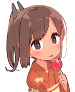 りんご飴 ニコニコ静画 イラスト