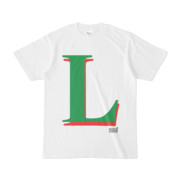 Tシャツ ホワイト 文字研究所 L