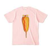 Tシャツ ライトピンク アメリカンドッグ君