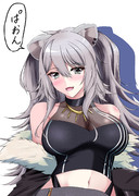 獅白ぼたんちゃん描けました！！