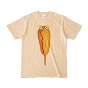 Tシャツ ナチュラル アメリカンドッグ君