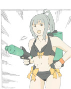 汚物()を消毒する夕張(艦これ)