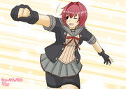 ガッツポーズ ニコニコ静画 イラスト