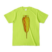 Tシャツ ライトグリーン アメリカンドッグ君