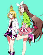 リンちゃんとギャラ子 衣装交換ver.