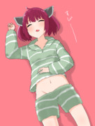 おなか出して寝るきりたん