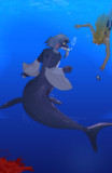 おやつを発見する魚ななな姉貴