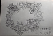 EXPO2025ロゴマーク型 巨大要塞戦艦 L.S.S.B.F.F.