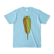 Tシャツ ライトブルー アメリカンドッグ君