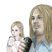 ドラマーの父親とその娘