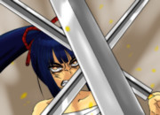 ナイスガード！ブシ子ちゃん！