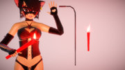 【MMDアクセサリ配布】ロウソクと鞭