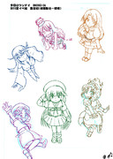 2019夏イベ組　集合絵（途中）