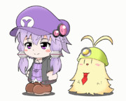 ペーパーゆかり 待機モーション