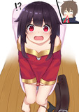 トイレのカギをかけ忘れためぐみん