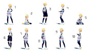 【MMDポーズ配布】ポーズ26