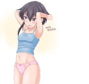 キャミソール ニコニコ静画 イラスト
