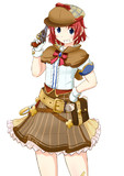 ホームズの銃でキメる安斎都ちゃん！