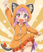 猫耳パーカー ニコニコ静画 イラスト