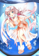 11周年記念イラスト　お魚になったの。