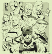 ＭＧＳ３のラフイラスト