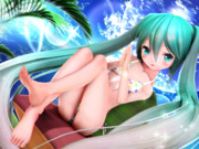 【ちびミクちゃん萌えリンク】ふとももも 可愛い…♡