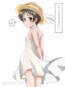 白ワンピなまるゆちゃん