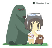 モグラが見ていた