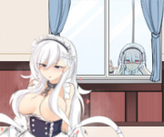 ２階にある指揮官の部屋を覗き見するダイドー（内側）