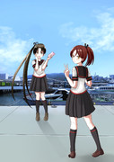 佐世保観光に来ていた綾波に呼び止められて