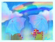 雨と虹