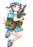 【オリジナル】爽やか武装JC、涼風りんちゃん！