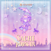 [GIFアニメ]Sachi pops in